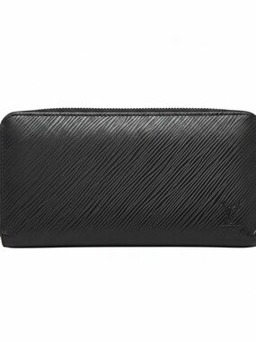 Louis Vuitton Epi Zippy Wallet Noir Black Hot Pink VGUC